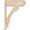Ekena Millwork Merced Smooth Craftsman Outlooker, Douglas Fir, 7 1/2"W x 20"D x 28"H OUT08X20X28MRC04SDF - alternate 4